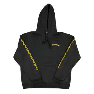 Chrome Hearts Plus Logo Pullover Hoodie Black/Yellow