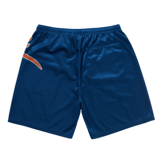 Supreme Big Script Mesh Short Blue