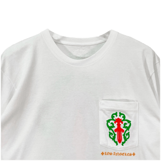 Chrome Hearts Los Angeles Dagger Logo Long Sleeve T-Shirt White