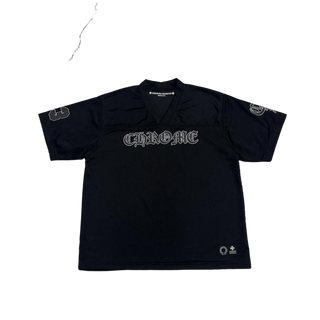 Chrome Hearts Mesh Warm Up Short Sleeve Jersey Black
