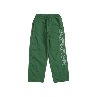 Supreme Spellout Embroidered Track Pant (FW24) Dark Green