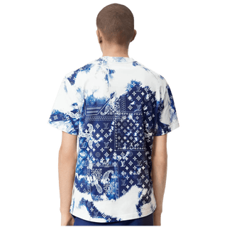 Louis Vuitton Monogram Bandana Printed T-Shirt Blue/White