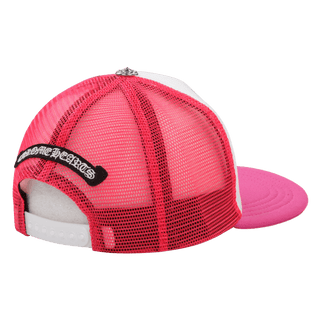 Chrome Hearts Cemetery Trucker Hat Neon Pink