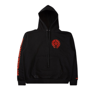 Chrome Hearts Web Exclusive Horse Shoe Hoodie Black/Red