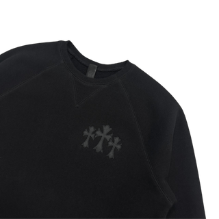 Chrome Hearts 711 Cemetery CH Logo Sweatshirt Tracksuit Black