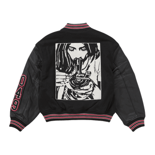 Supreme Hysteric Glamour Varsity Jacket Black