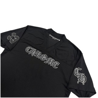 Chrome Hearts Mesh Warm Up Short Sleeve Jersey Black