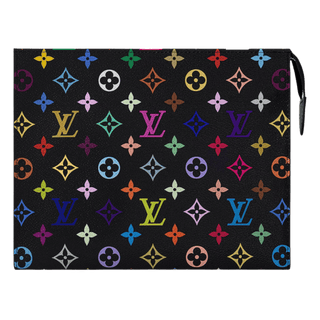 Louis Vuitton x Takashi Murakami Toiletry Pouch Black Multicolored