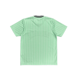 Supreme Pinstripe Baseball Jersey Mint Green