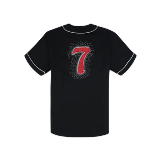 Supreme Rhinestone Baseball Jersey Black