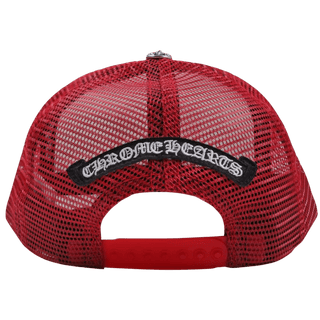 Chrome Hearts Matty Boy Sex Records Logo Trucker Hat Red/White