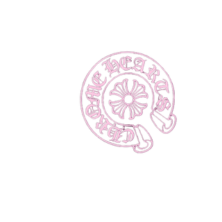 Chrome Hearts Online Exclusive Horse Shoe Hoodie Black/Pink