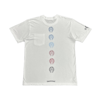 Chrome Hearts Multicolour Mini Horseshoe Logo T-Shirt White