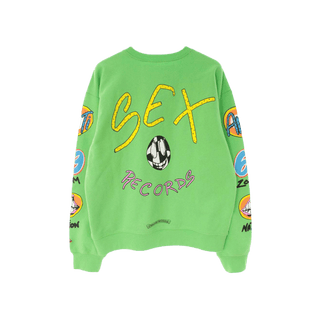 Chrome Hearts Matty Boy Sex Records Crewneck Sweatshirt Citrus