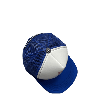 Chrome Hearts Eyechart Trucker Cap Blue