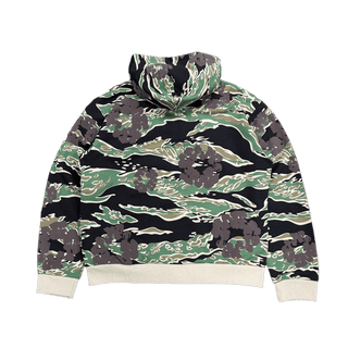 Denim Tears Forest Camo Cotton Wreath Zip Up Hoodie Green