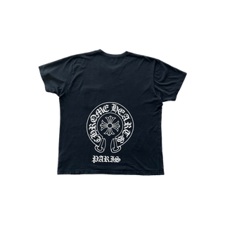 Chrome Hearts Horseshoe Logo 'Paris' T-Shirt Black