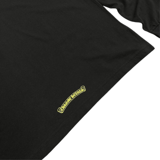 Chrome Hearts Neck Logo Long Sleeve T-Shirt Black