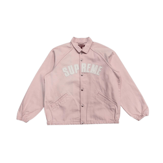 Supreme Arc Logo Denim Coach Jacket Black
