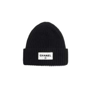 Chanel Cashmere Beanie Black
