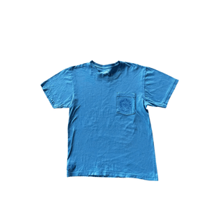 Chrome Hearts Blue Miami Horseshoe Logo T-Shirt