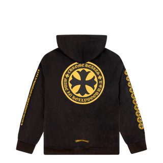 Chrome Hearts Plus Logo Pullover Hoodie Black/Yellow