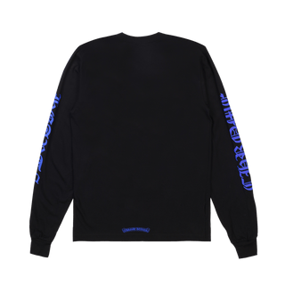 Chrome Hearts 1988 Neck Logo Long Sleeve Black / Blue
