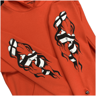 Chrome Hearts Matty Boy Sadistic Lipstick Hoodie Orange