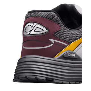 Dior B30 Countdown Sneaker Burgundy/Yellow