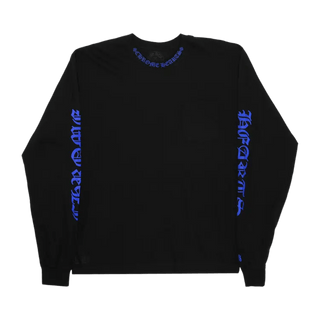 Chrome Hearts 1988 Neck Logo Long Sleeve Black / Blue
