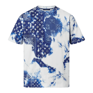 Louis Vuitton Monogram Bandana Printed T-Shirt Blue/White
