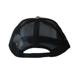 Chrome Hearts CH Hollywood Trucker Hat Black/White