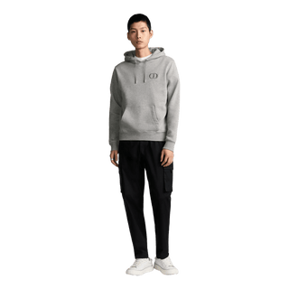 Dior CD Icon Hooded Sweatshirt Grey