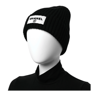 Chanel Cashmere Beanie Black