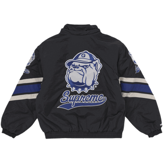 Supreme Mitchell & Ness NCAA Hooded Stadium Jacket Black