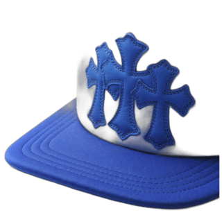 Chrome Hearts Cemetery Trucker Hat Blue