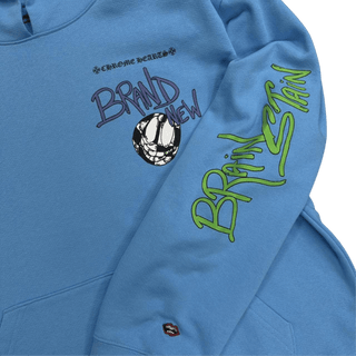 Chrome Hearts Matty Boy Brain New Logo Hoodie Blue