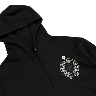 Chrome Hearts Las Vegas Anniversary Exclusive Horseshoe Logo Hoodie Black