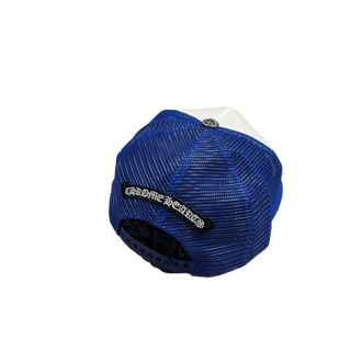 Chrome Hearts Eyechart Trucker Cap Blue