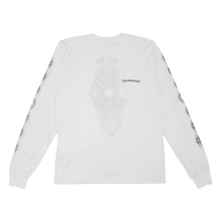 Chrome Hearts Floral Cross L/S T-shirt White