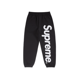 Supreme Satin Applique Sweatpant FW24 Black