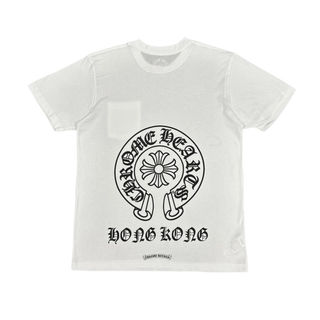 Chrome Hearts Hong Kong Exclusive Horseshoe Logo T-Shirt White