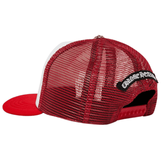 Chrome Hearts Matty Boy Sex Records Logo Trucker Hat Red/White