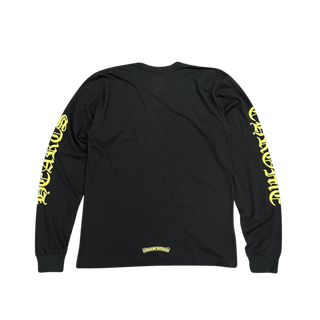 Chrome Hearts Neck Logo Long Sleeve T-Shirt Black