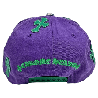 Chrome Hearts Cross Patch Trucker Hat 'Purple/Green'