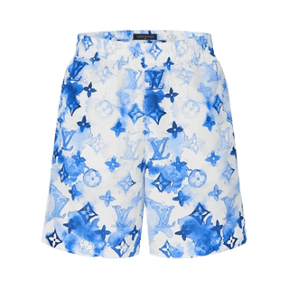 Louis Vuitton Monogram Watercolor Blue Swim Shorts
