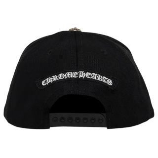 Chrome Hearts Horseshoe Denim Baseball Hat Black