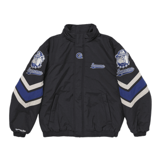 Supreme Mitchell & Ness NCAA Hooded Stadium Jacket Black