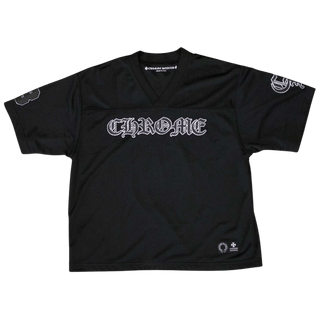 Chrome Hearts Mesh Stadium Football Jersey Black