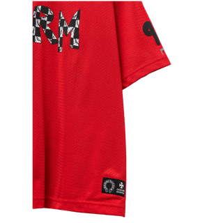 Chrome Hearts x Matty Boy Football Form Short Sleeve Jersey Red